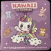 Блокнот Kawaii на позитиве лиловый с единорогом