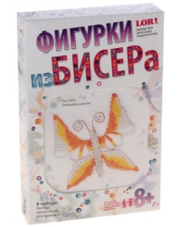 Фигурка из бисера "Любимица цветов"