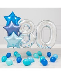 80-ЛЕТНИЙ ЮБИЛЕЙ СИНЕ-СЕРЕБРЯНЫЙ МИНИ-ПАКЕТ