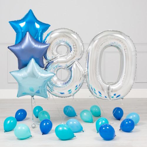 80-ЛЕТНИЙ ЮБИЛЕЙ СИНЕ-СЕРЕБРЯНЫЙ МИНИ-ПАКЕТ