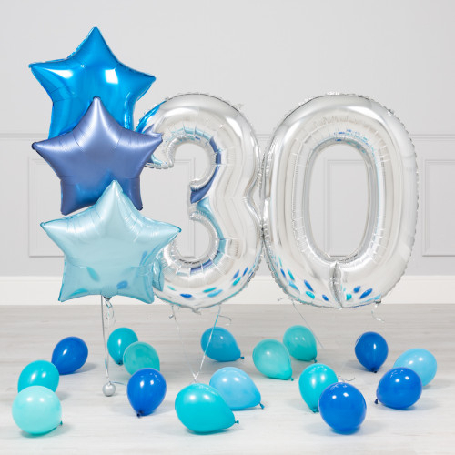 30-ЛЕТНИЙ ЮБИЛЕЙ СИНЕ-СЕРЕБРЯНЫЙ МИНИ-ПАКЕТ