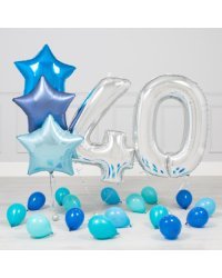 40-ЛЕТНИЙ ЮБИЛЕЙ СИНЕ-СЕРЕБРЯНЫЙ МИНИ-ПАКЕТ