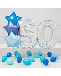 50-ЛЕТНИЙ ЮБИЛЕЙ СИНЕ-СЕРЕБРЯНЫЙ МИНИ-ПАКЕТ