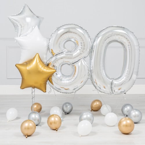 80-ЛЕТНИЙ ЮБИЛЕЙ ЗОЛОТОЙ СЕРЕБРЯНЫЙ МИНИ-ПАКЕТ