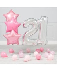 21-ЛЕТНИЙ ЮБИЛЕЙ РОЗОВО-СЕРЕБРЯНЫЙ МИНИ-ПАКЕТ