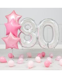 80-ЛЕТНИЙ ЮБИЛЕЙ РОЗОВО-СЕРЕБРЯНЫЙ МИНИ-ПАКЕТ