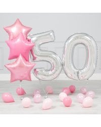 50-ЛЕТНИЙ ЮБИЛЕЙ РОЗОВО-СЕРЕБРЯНЫЙ МИНИ-ПАКЕТ