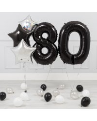 80-ЛЕТНИЙ ЮБИЛЕЙ ЧЕРНЫЙ СЕРЕБРЯНЫЙ МИНИ-ПАКЕТ