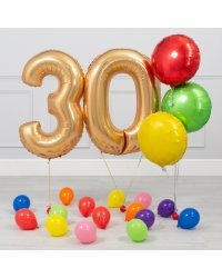 30-ЛЕТНИЙ ЮБИЛЕЙ ЗОЛОТОЙ И РАДУЖНЫЙ МИНИ-ПАКЕТ