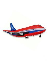 RED PLANE ФОЛЬГА ВОЗДУШНЫЙ ШАР 88 CM