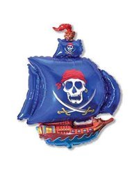 PIRATE SHIP ФОЛЬГА ВОЗДУШНЫЙ ШАР 95 CM