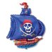 PIRATE SHIP ФОЛЬГА ВОЗДУШНЫЙ ШАР 95 CM