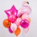 "FLAMINGO PINK CRAZY" КОМПОЗИЦИЯ ИЗ ВОЗДУШНЫХ ШАРОВ