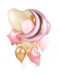 "BABY PINK CRAZY" КОМПОЗИЦИЯ ИЗ ВОЗДУШНЫХ ШАРОВ