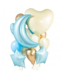 "BABY BLUE CRAZY" КОМПОЗИЦИЯ ИЗ ВОЗДУШНЫХ ШАРОВ
