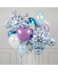 "ICE PRINCESS" КОМПОЗИЦИЯ ИЗ ВОЗДУШНЫХ ШАРОВ