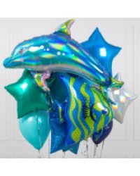 "UNDER THE SEA" КОМПОЗИЦИЯ ИЗ ВОЗДУШНЫХ ШАРОВ
