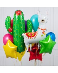 "LLAMA FIESTA CRAZY" КОМПОЗИЦИЯ ИЗ ВОЗДУШНЫХ ШАРОВ