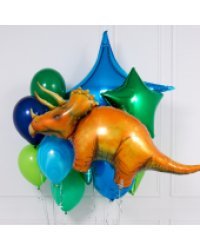 "DINOSAUR CRAZY" КОМПОЗИЦИЯ ИЗ ВОЗДУШНЫХ ШАРОВ