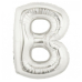 Шарик воздушный буква b цвет серебряный Шарик воздушный буква b цвет серебряный