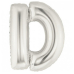 Шарик воздушный буква d цвет серебряный Шарик воздушный буква d цвет серебряный