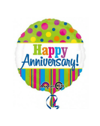 Happy Anniversary - Bright - 18 Inch Foil