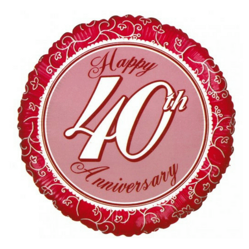 40th Anniversary - 18 Inch Foil