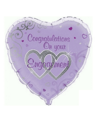 Engagement - Congrats - 18 Inch Foil