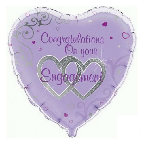 Engagement - Congrats - 18 Inch Foil