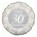 Happy 30th Anniversary - 18 Inch Foil