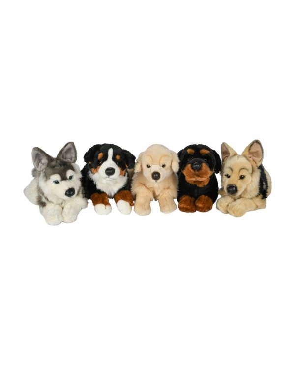 22811 Игрушка мягконабивная Собаки 40см (черно-коричневая) в асс-те (4)