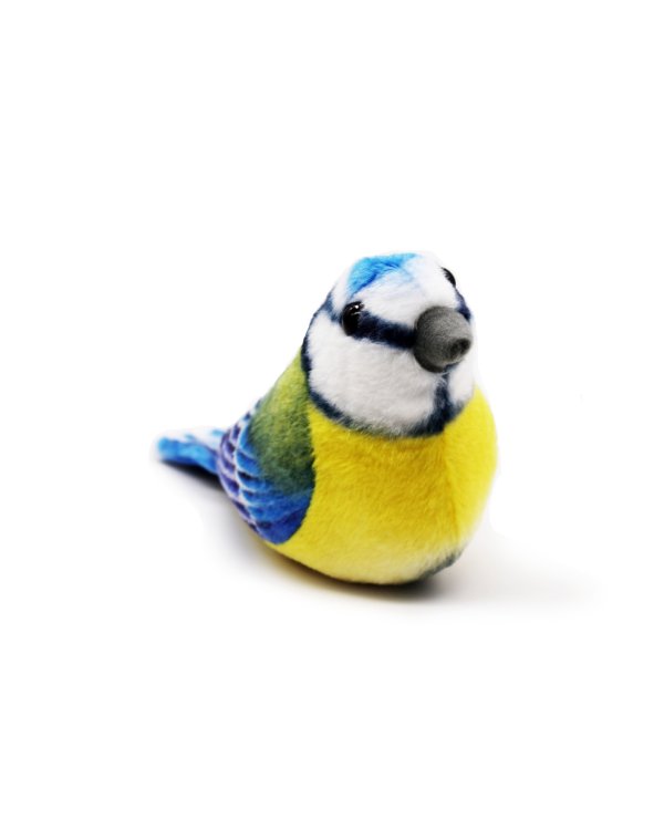 Div016 Игрушка мягконабивная Дивале Синица Лазоревка 13 см