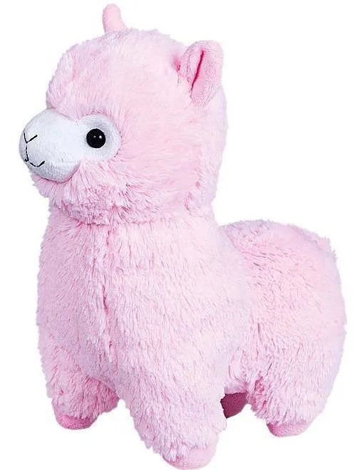 Игрушка Альпака розовая 28 см