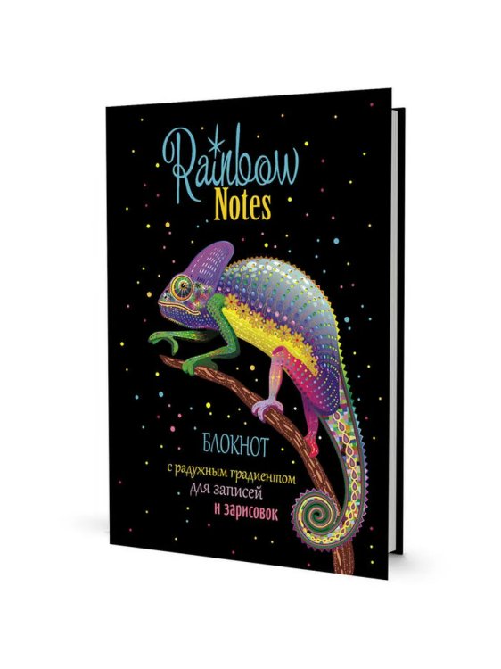 Радужный скетчбук (хамелеон)