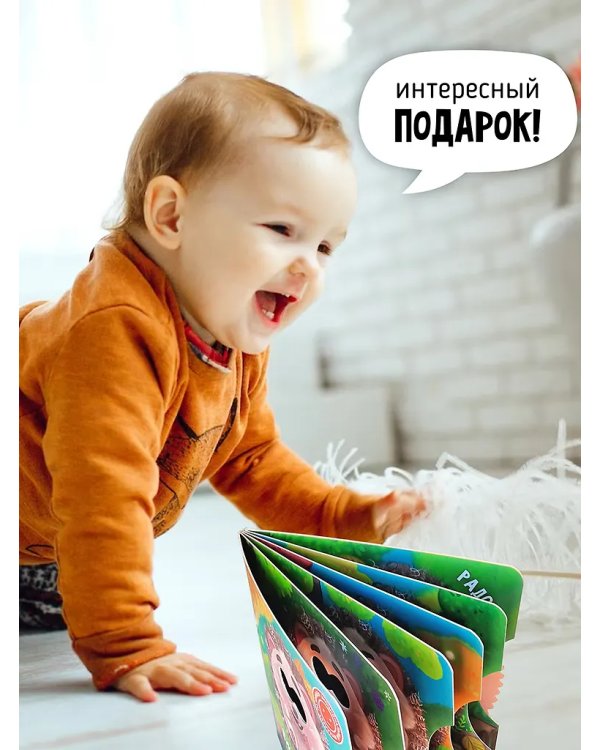 Книги с окошками и диском. Ёжик ищет маму