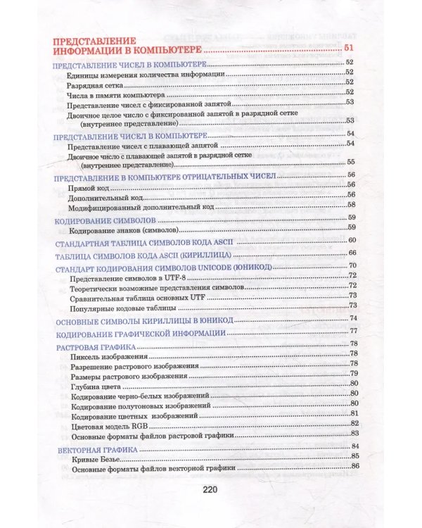 Информатика. Весь школьный курс в таблицаx