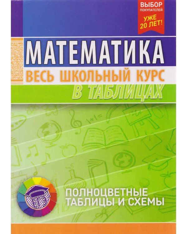 Математика. Весь школьный курс в таблицаx