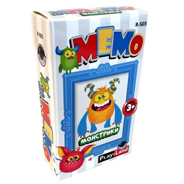 Карточная игра Мемо. Монстрики
