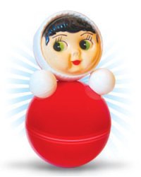 Неваляшка "Катюша" (26,5 см)