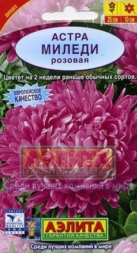 Семена. Астра "Миледи розовая", однолетник