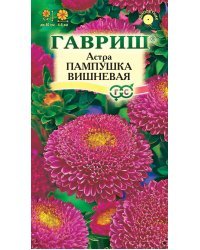 Семена. Астра "Пампушка", вишневая (вес: 0,3 г)