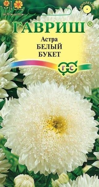 Семена. Астра "Букет белый" (вес: 0,3 г)