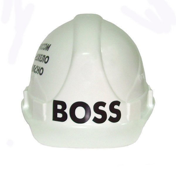 Каска «Boss», белая