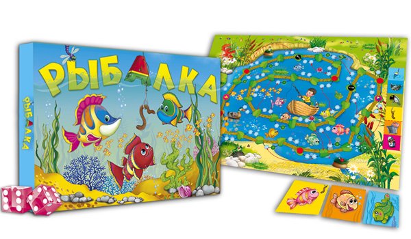 Обложка книги «Настольная игра «Рыбалка»»