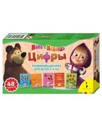Развивающая игра "Цифры. Маша и Медведь"