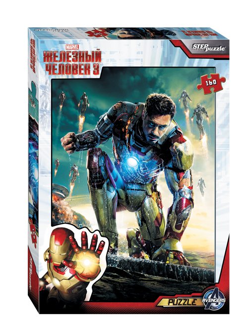Пазл "Marvel. Железный человек-3", 160 элементов