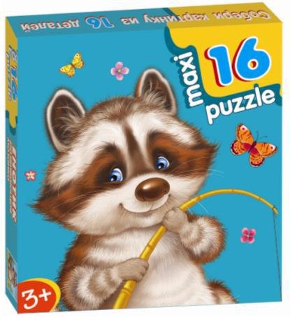 Обложка книги «Развивающая мозаика "Енотик". Maxi Puzzle»