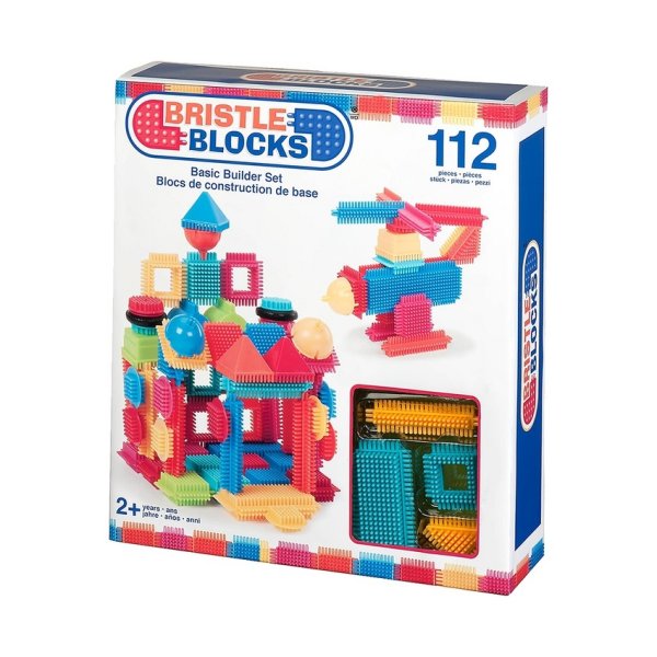 Обложка книги «Конструктор игольчатый "Bristle blocks", в коробке, 112 деталей»
