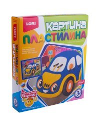 Картина из пластилина "Веселый автомобиль". Набор для творчества