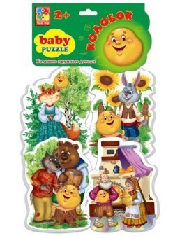 Мягкие пазлы "Baby puzzle. Сказки. Колобок"